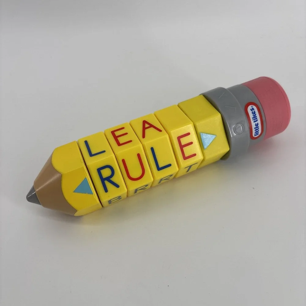 Vintage Little Tikes Learn Play 100 Words Spell Spin Electronic‎ Pencil Toy Only